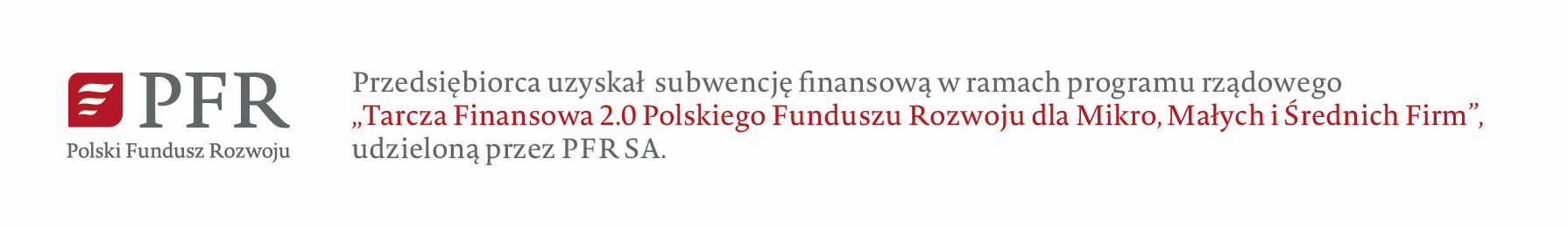 Przedsiębiorca uzyskał subwencję finansową w ramach programu rządowego Tarcza Finansowa 2.0